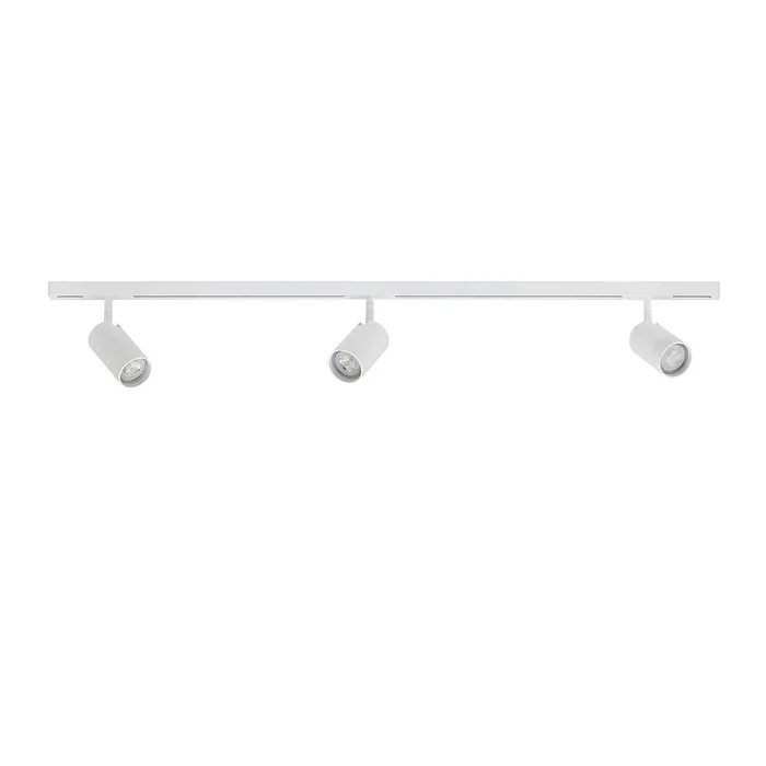 1-Phasen Schienensystem Set DESIGNLINE TUBE KIT, 2m Schiene, 1 Einspeisung, 3 TUBE Spots GU10, wei�