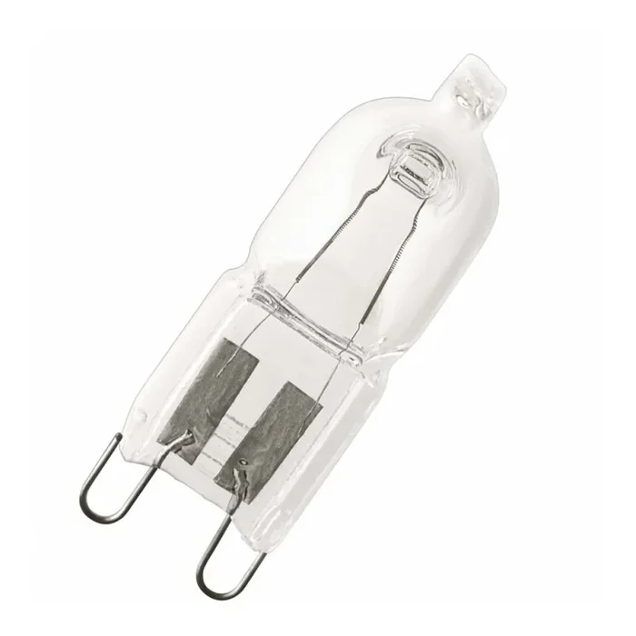 12 x Eco Halogen Stiftsockellampe 48W = 60W G9 klar 230V 740lm Halopin Superstar (früher 66660)
