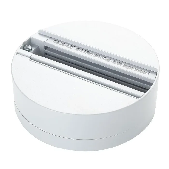 3-Phasen FIX POINT� / Deckenauslass GA 70, f�r GLOBALtrac� Adapter bis max. L�nge 8.5cm, Wei�