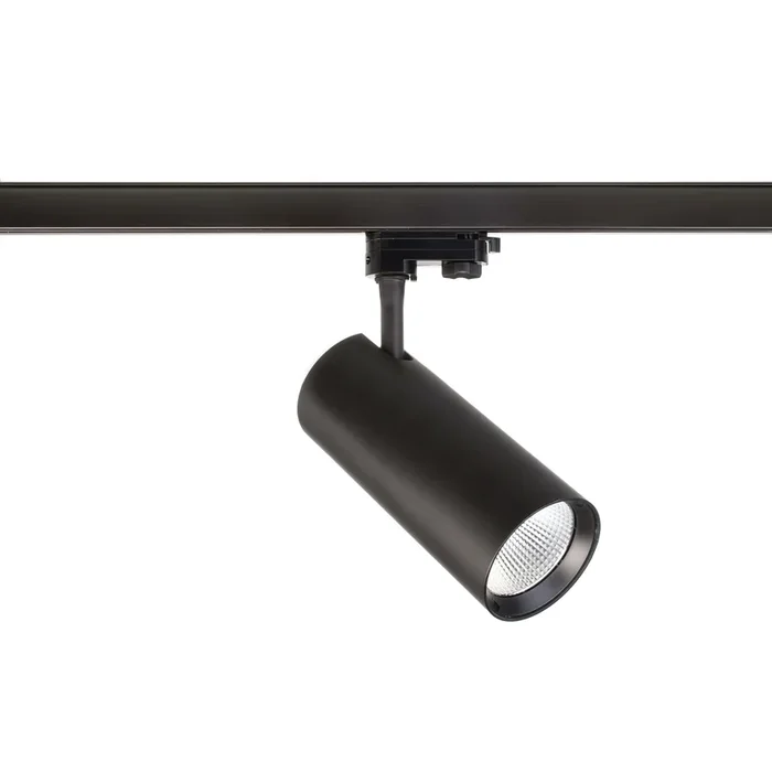 3-Phasen Strahler HORUS, 230V AC, UGR <19, schaltbar, 30W, 3000K 2525lm 40�, schwarz matt