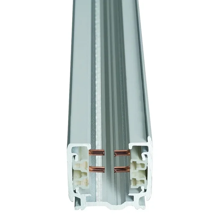 3-Phasen Stromschiene GLOBALtrac� PRO – XTS 4100 (Aufbau / Pendel), 230/400V AC, 100cm, Silber