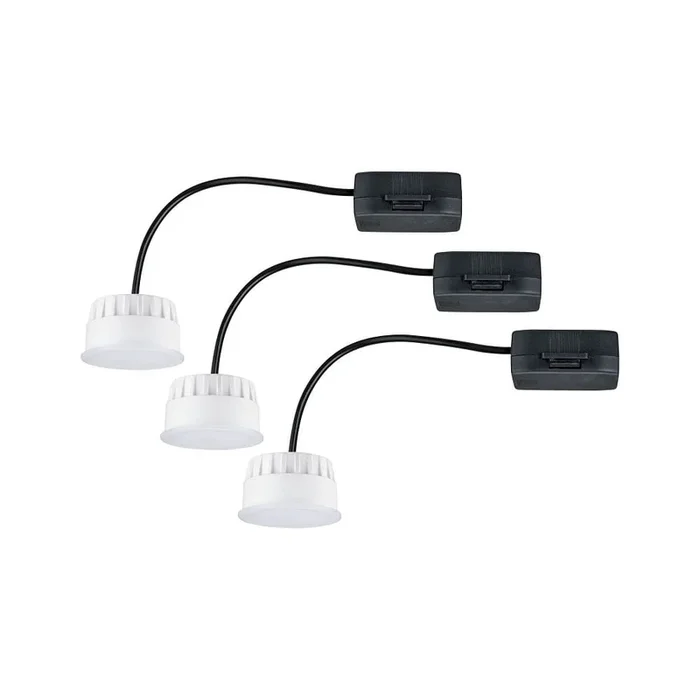 3er-Set LED Retrofit-Modul CHOOSE COIN NON-DIM, � 50mm, 230V, 6W 2700K 470lm 100�, Satin