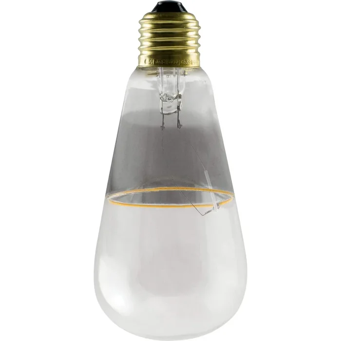 55118 LED Illusion Rustika smokey bottom E27 4W 360 lm 2200K dimmbar