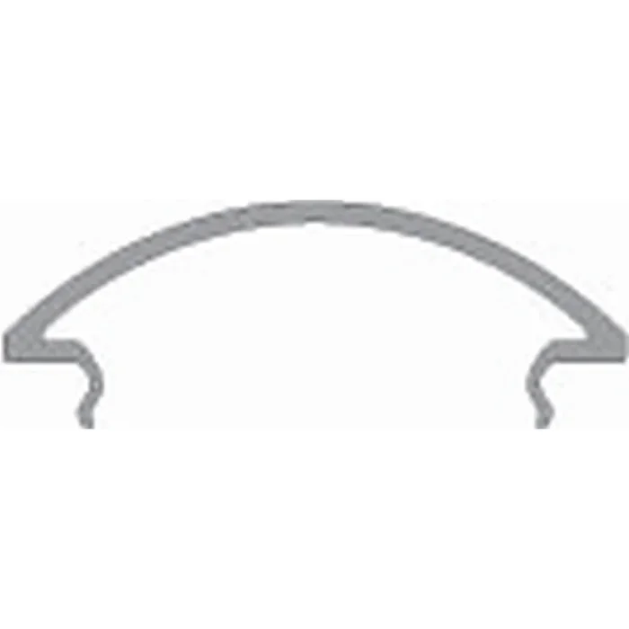 Abdeckung R-05-15, BxH: 46,1×11,6mm, wei�-satiniert, 200cm