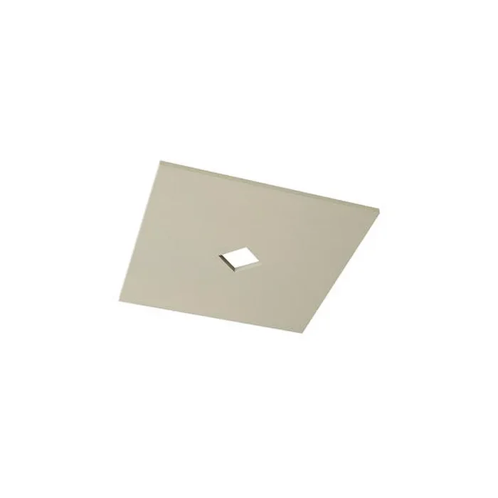 Akustik-Element SLENTIUM, GLATT, eckig, 89.5 x 89.5cm / innen 15 x 15cm f�r Einbauleuchte, inkl. Abh�ngung, cream
