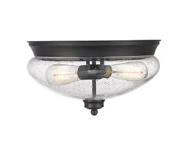 Amon Two Light Flush Mount (722F2-MB)