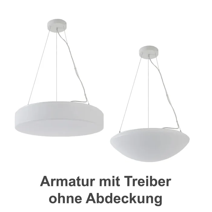 Armatur f�r LED Pendelleuchte ECO SERIE 7510, � 26cm, 14W, 3000K, 1800lm, IP20, TRIAC, wei�