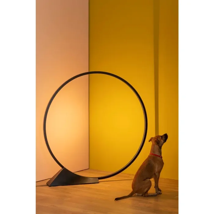 Artemide „O“ Stehleuchte LED Schwarz, 1-flammig