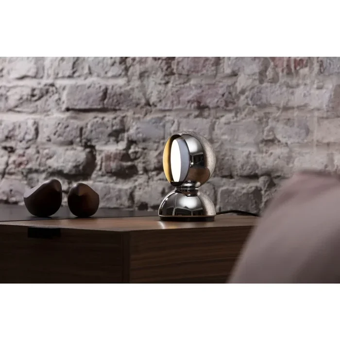Artemide Eclisse Tischleuchte Silber, 1-flammig