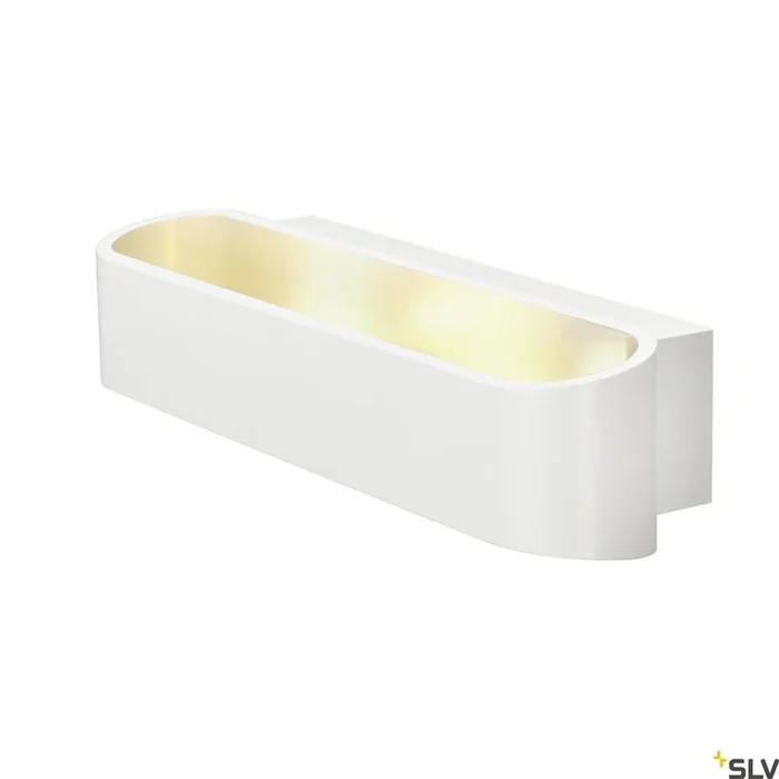 ASSO 300, Wandleuchte, LED, 3000 K, oval, weiß, L/B/H 30/9,5/7 cm