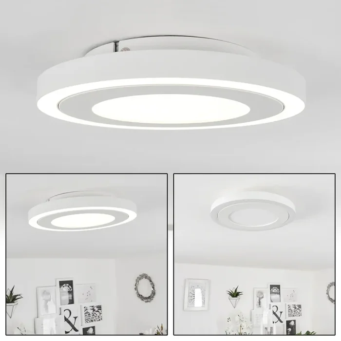 Audrieu Deckenleuchte LED Weiß, 2-flammig