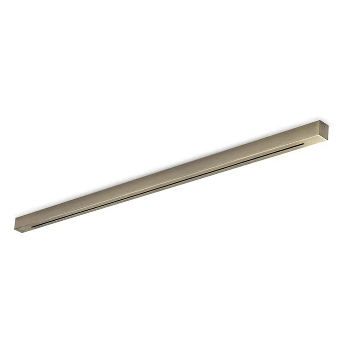 Baldachin LINEAR ALL IN, eckig, 6-fach, 120cm, verdeckte Kabel-Ausl�sse (fix), mit Zugentlastung, messing