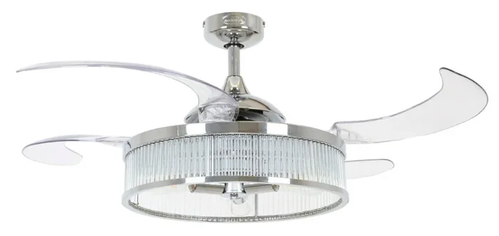 Beacon – Deckenventilator aus Chrom Fanway Corbelle Ø 122cm