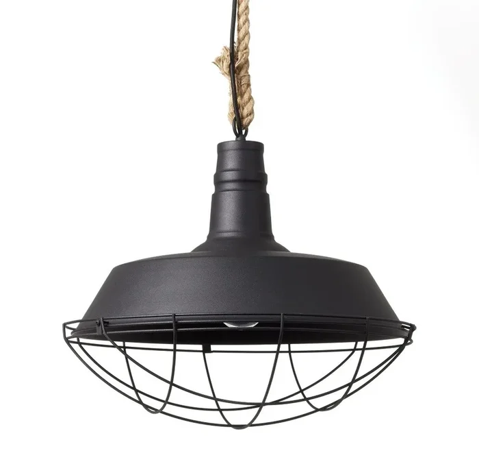 Brilliant – Country Pendelleuchte Rope Ø 47cm