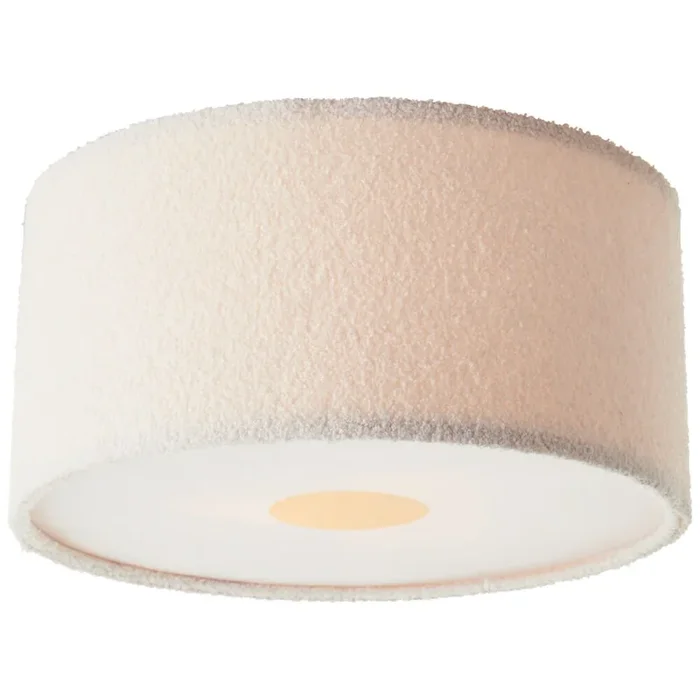 Brilliant – Cremefarbene Deckenlampe Teddy Ø 45cm
