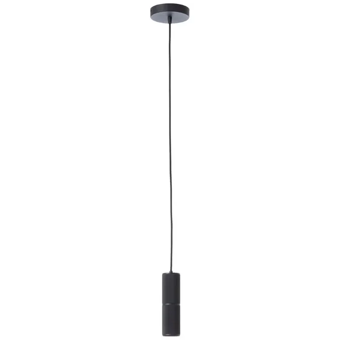 Brilliant – Schwarze Hängelampe Marty 1-Licht