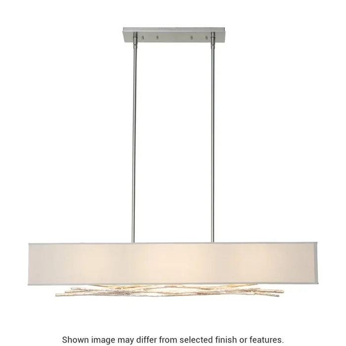 Brindille Pendant – White – Natural Anna Shade