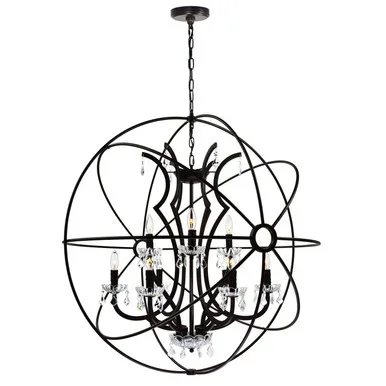 Campechia 12 Light Chandelier (5465P42DB-12)