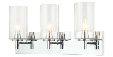 Candela Three Light Wall Sconce (S04903CHCL)