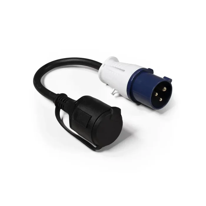 CEE-Stecker auf Schutzkontakt-Kupplung, McPower, 0,35m H07RNG 3G2,5, 230V, IP44