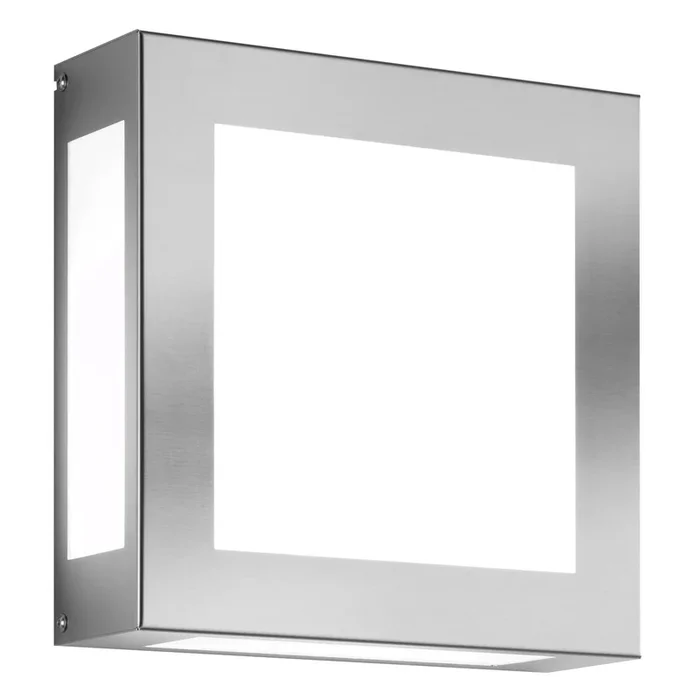 CMD 42/LED Wandleuchte aus Edelstahl IP44 Opalglas LED 12W 3000K warmweiß