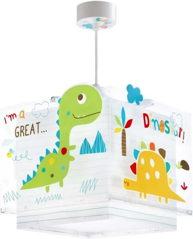 Dalber – Kinderzimmer-Hängelampe Dinos