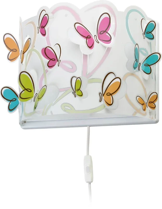 Dalber – Wandleuchte mit Schmetterlingen Butterfly