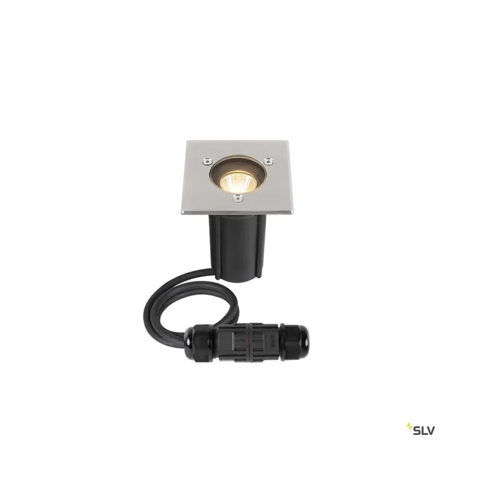 DASAR® S, Bodeneinbauleuchte, eckig, 4 W, 3000 K, 24°, IP67, zylindrisch, anthrazit