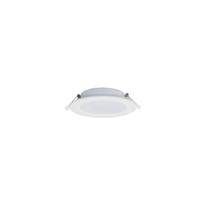 DOTLUX LED-Downlight CIRCLEflat 6W 3000K Einbauleuchte weiß rund inkl. Treiber