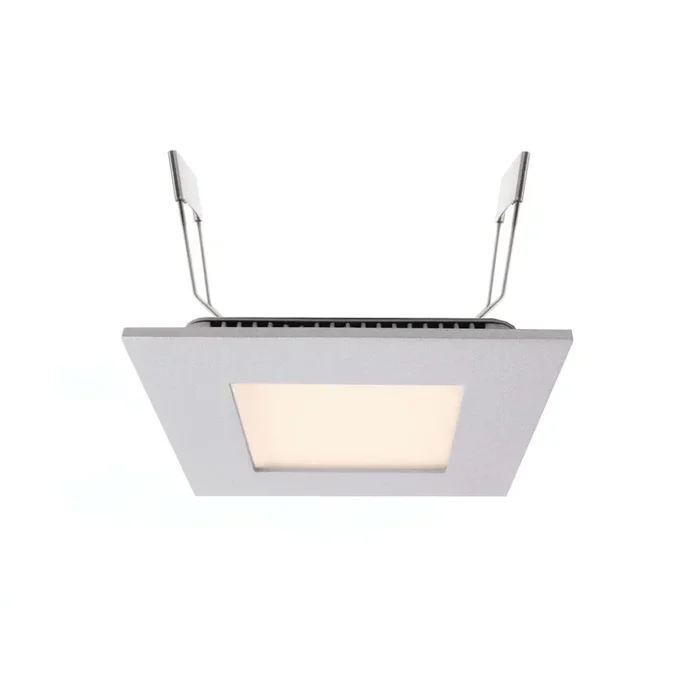 Downlight, LED Panel Square 8, 7 W, 2700 K, Grau, Stromkonstant, 18-19 V/DC, Bemessungsstrom: 350 mA