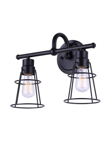 Dree Two Light Vanity (IVL1053A02BK)