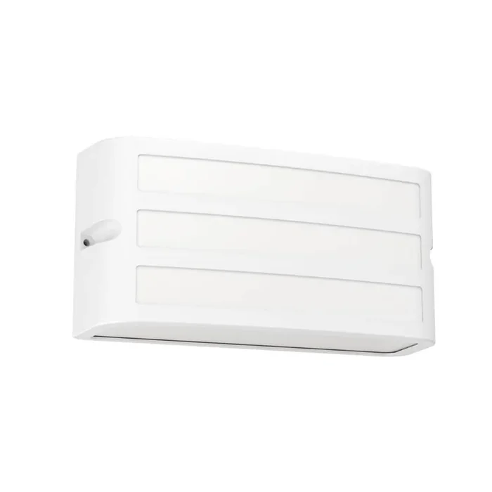 Eglo – Moderne Außenlampe Camarda weiß – mit LED
