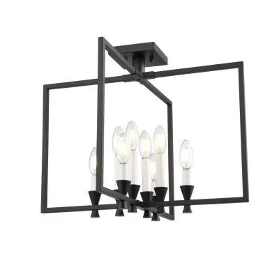Eight Light Semi-Flush Mount2984242