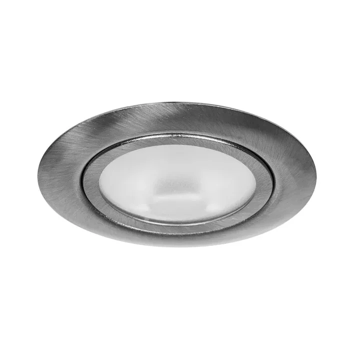 Einbauleuchte Chrom gebürstet 1 x G4/12V/10W