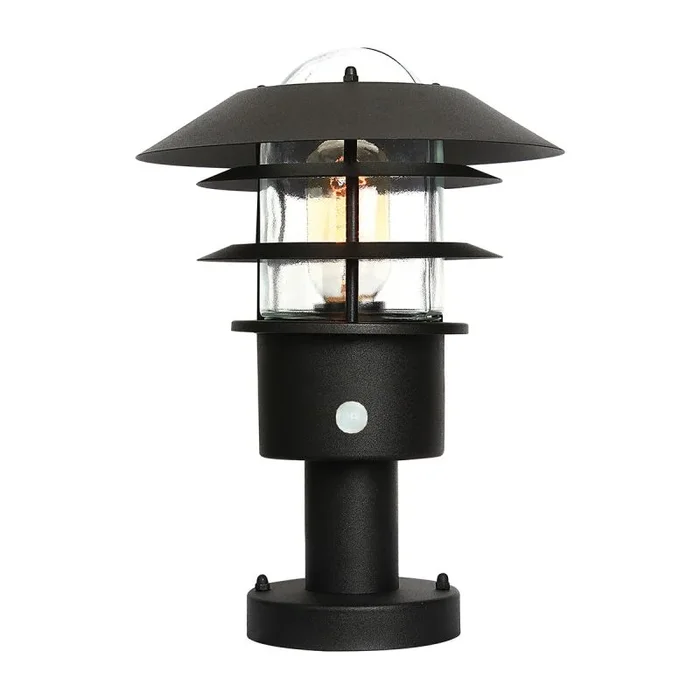 Elstead Lighting Helsingor HELSINGOR-PIR-PED-BK Stehlampe 1×60 W/E27 ip44