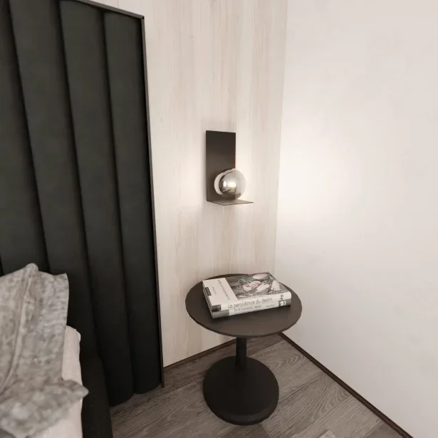 EMIBIG LED Kugel Wandleuchte FORM 5 Höhe 30 cm E14 10W 1-flammig ohne Leuchtmittel