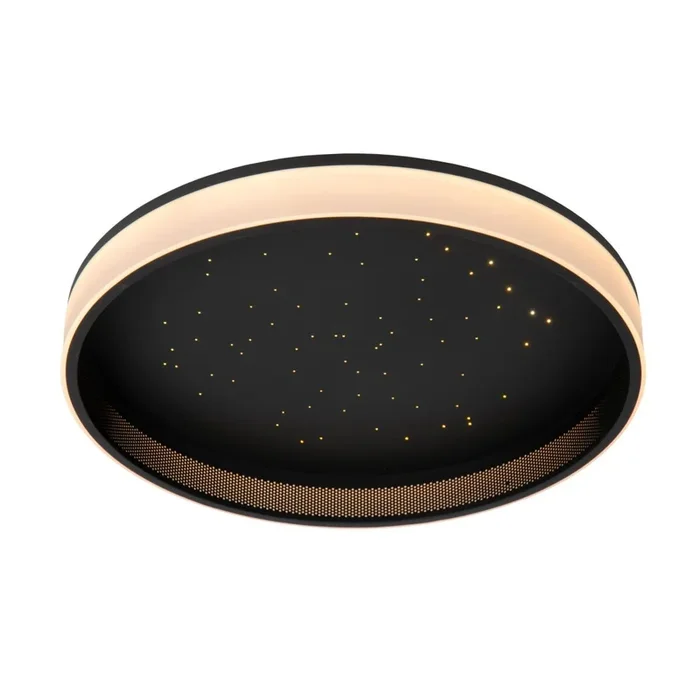 ESTREJA Deckenleuchte Ø 40 cm LED 3 StepDim CCT 2500K/3000K Schwarz