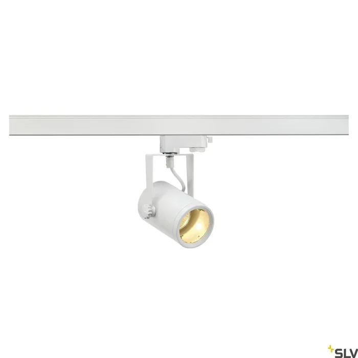 EURO SPOT, Spot für Hochvolt-Stromschiene 3Phasen, QPAR51, weiß, max. 25 W, inkl. 3Phasen-Adapter