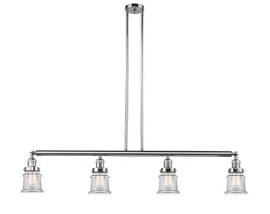 Franklin Restoration Four Light Island Pendant (214-PC-G182S)