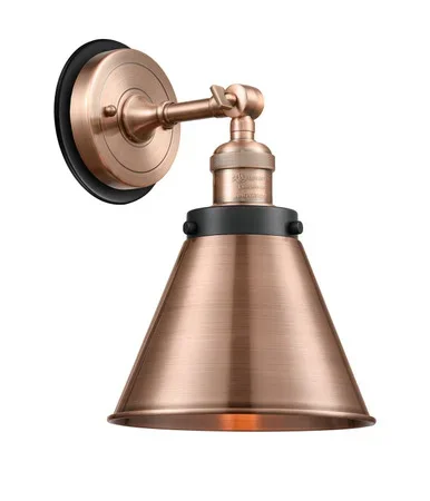 Franklin Restoration One Light Wall Sconce (203AC-BPBK-HRBK-M13-AC)