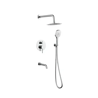 George Complete Shower Faucet System With Rough-In Valve (FAS-9002PCH)