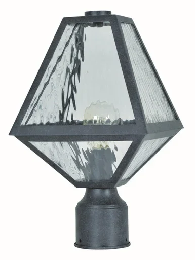 Glacier One Light Outdoor Post Mount (GLA-9707-WT-BC)
