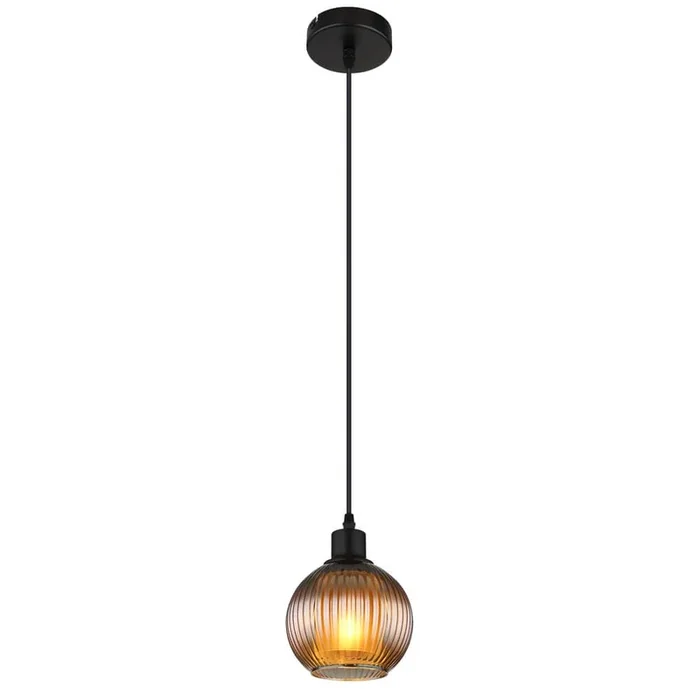 Globo – Pendelleuchte Zumba Rauchglas Ø 15cm