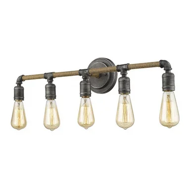 Grayson Five Light Vanity (IN41329AGY)
