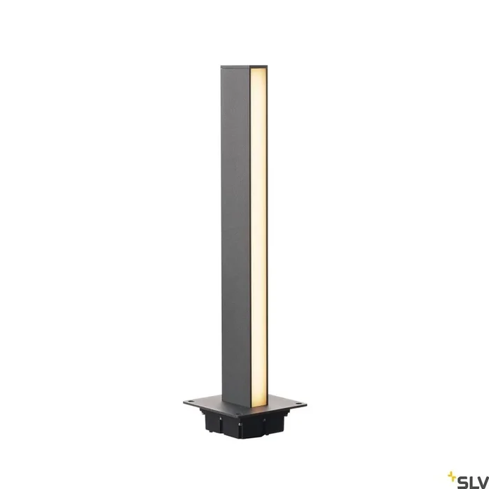 H-POL TWIN 60, Wege- und Standleuchte, zweiflammig, LED, 3000 K, anthrazit, L/B/H 16,5/16,5/66 cm