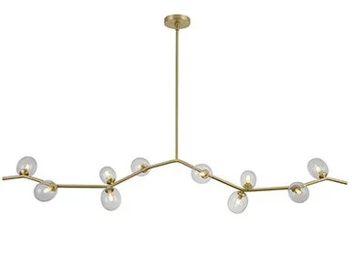 Hampton LED Chandelier (HF4810-CLR)