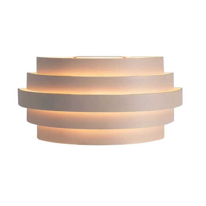 Highlight – Design-Wandleuchte Scudo sandbraun 25cm