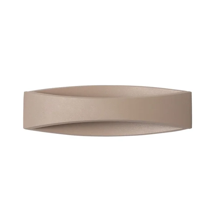 Highlight – Schlanke Wandleuchte Medusa 25cm sandbraun