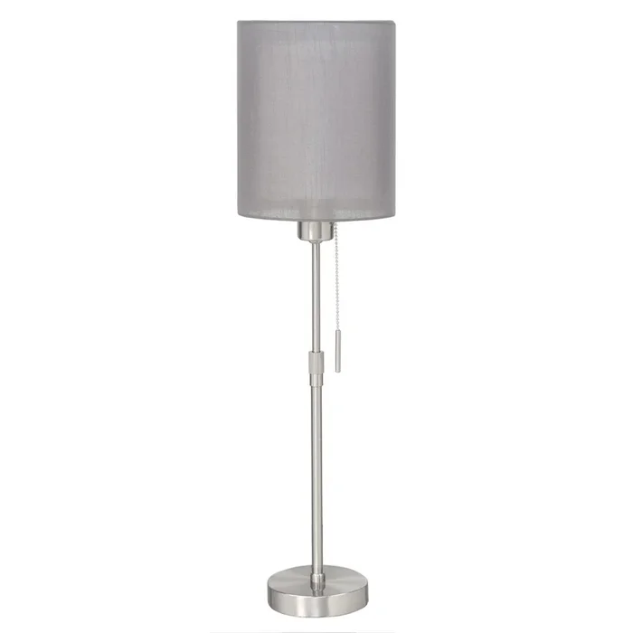 Highlight – Tischlampe Victoria nickel 69cm