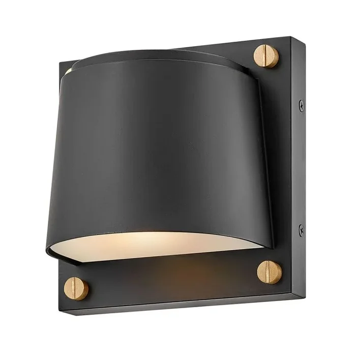 Hinkley Lighting Scout HK-SCOUT-BK Wandleuchte 1x8W/GU10 3000K 560lm IP44